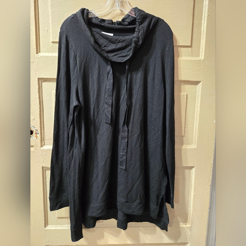 Daily Ritual Cowl Neck Tunic Style Long Sleeve Light Weight Pullover NWT